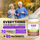 Imwuno 150 Immune Support Supplement Multivitamin 150 Capsules